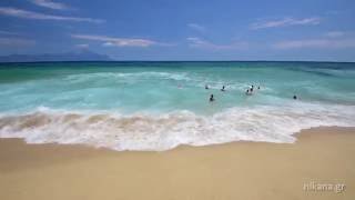 Enjoying the waves in Sarti Sithonia [upl. by Wills256]