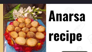 Bihar ki famous Mithai Anarsa [upl. by Attaynek]