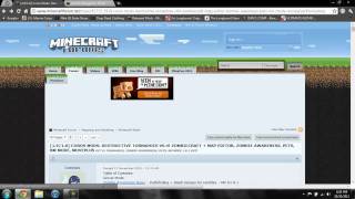 Minecraft Beta 181  How To Install The Destructive Tornadoes Mod [upl. by Casie24]