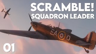 Scramble Squadron Leader Career Ep1  Scramble Battle of Britain Gameplay [upl. by Ahmed]