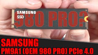 Samsung OEM 980 Pro PM9A1 SSD  Benchmark amp Hastighedstest Dansk [upl. by Alyacim]