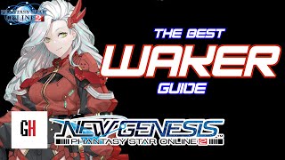 The Best Waker Guide pso2ngs  how to useskillbuildmultiweaponsubclass [upl. by Ahsinor920]