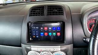 Perodua myvi passo 20062011 cogoo 695 inch android gps hd dvd player CGAD050 with oem casing [upl. by Anerat323]