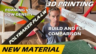 New Light Weight Polymaker 3D Printing Material  comparison and test [upl. by Elleinnod]