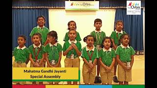 Gandhi Jayanti Special Assembly  Class 2 Deneb The Orbis School [upl. by Endys]