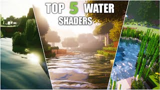 Top 5 Best Realistic Water Shaders  Mcpe 118  No Lag [upl. by Pius953]