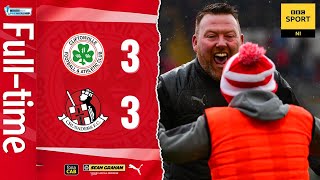 HIGHLIGHTS  Cliftonville 33 Crusaders [upl. by Colly624]