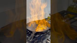 One bite of this Saganaki and you’ll be saying opa  greekfood shortsvideo cheeselover cooking [upl. by Terrence]