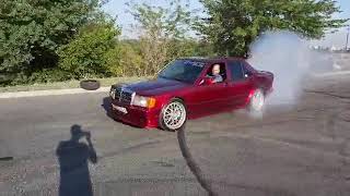 190e v8 drift amp burnout [upl. by Boaten]