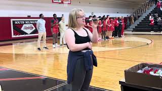 Shelby Brooks Anthem Shorewood vs South Milwaukee Boys Basketball [upl. by Cortney]