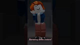 Recreating Roblox avatars roblox [upl. by Camm]