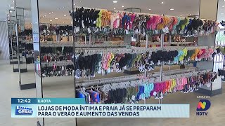 Ilhota lojas de moda praia e intima revelam tendências para o verão [upl. by Retswerb]