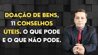 Doação de bens 11 conselhos úteis O que pode e o que não pode [upl. by Hanavas]