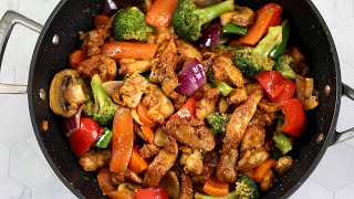 Perfect Chicken Stir Fry  Chicken Vegetable Stir Fry [upl. by Zaob]