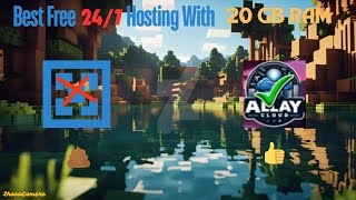 Free Minecraft Server Hosting 247 Online  20 GB RAM Better Than Aternos [upl. by Enyawad]