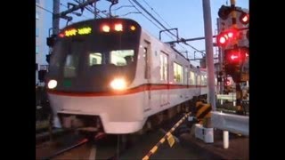 京浜急行本線 品川第一踏切にてAt ShinagawaDaiichi Crossing on the Keikyu Main Line [upl. by Jablon]