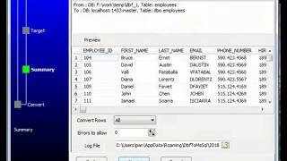 Import data from DBF file dBase FoxBase FoxPro to SQL Server [upl. by Einnaej]