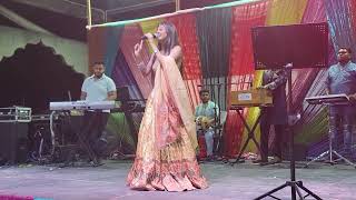 Neelam Matadin performing in Skeldon Guyana for a Mandir  2024 [upl. by Lemuela815]