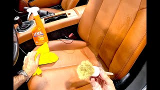 Cleaning the leather interior of a 2006 Mazda Miata  POV Detailing [upl. by Avlem588]