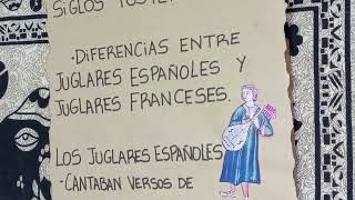 POESIA JUGLARESCA Y JUGLARES MENENDEZ PIDAL [upl. by Annaujat]