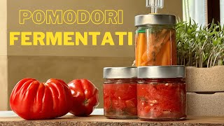 VERDURE FERMENTATE come rendere i pomodori probiotici  ricetta facile  formaggio vegetale [upl. by Rudiger]