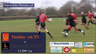 Fawley 1st XV v Andover 3rd XV 13124 Full Match [upl. by Nelsen]