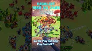 Highlight 1960 VS 2489  Field Fight 2023   LuckyMM  ROKXmas riseofkingdoms Rise Of Kingdoms [upl. by Prichard]