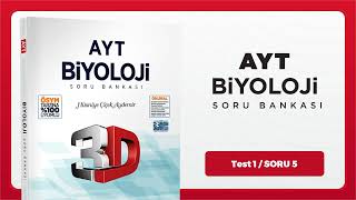 AYT 3D Biyoloji Soru Bankası Tümevarım II Test 01 Soru Çözümleri  Okan Kaan Binzat [upl. by Lacsap]