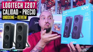 PRECIO CALIDAD 🔥 Speaker Logitech Z207 🔥 Unboxing y Review [upl. by Cinemod]