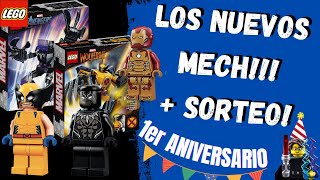 Los NUEVOS mech de LEGO MARVEL  Aniversario  Sorteo  Minifigs And Bricks [upl. by Adlai]