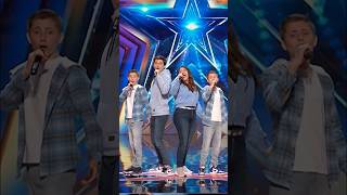 CONQUERING OUR DREAMS AS A FAMILY 😍🎤🌟AGT agt shorts agtauditions sharpefamilysingers [upl. by Suiram]