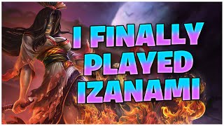 I FINALLY PLAYED IZANAMI  S11 SMITE RANKED [upl. by Enyahc902]