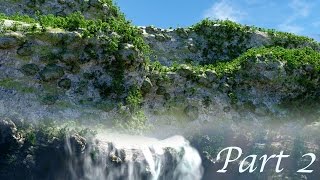 Create Gorgeous Waterfalls  Blender Tutorial  02  Realistic Environment [upl. by Presber]