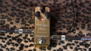 One Control LITTLE COPPER CHORUS BJF design demo with J Mascis Jazzmaster [upl. by Lein]