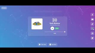 Reproductor web HTML5  Resposnivo Para Radio on Line Radio Moderna  2 [upl. by Eelarac]