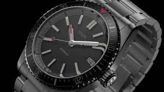 3D Watch Animation  Maen Hudson Automatic 39mm by Blade Render [upl. by Ahsikar600]