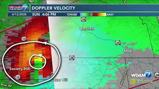 Tornado Coverage  Easter Sunday  BassfieldSoso MS EF4 Tornado  WDAM [upl. by Ambrosia403]