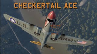 Checkertails P40 Warhawk Ace Game also C 200 Saetta C 202 Folgore Fw 190 A5U2 War Thunder [upl. by Eiwoh499]