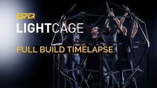 Timelapse Construction of ESPER LightCage  3D Face Scanning Photogrammetry Rig [upl. by Meade890]