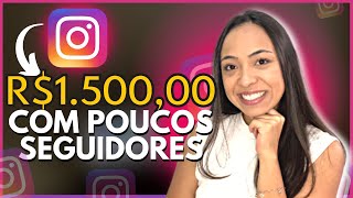 COMO GANHAR DINHEIRO no INSTAGRAM com POUCOS SEGUIDORES  5 maneiras de monetizar seu perfil do zero [upl. by Asyram]