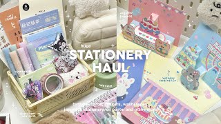 huge stationery haul  giveaway 🎂📦🛒 ft stationery pal [upl. by Britt]