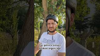 Yaz gelince bisikletli o çocuk🚲 ege bisiklet yaz [upl. by Rouvin]