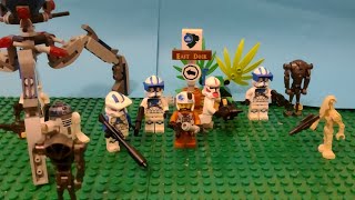 The clone wars clones vs droids the ambush Lego sm [upl. by Euphemie523]