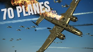 Heavy Flak amp AA VS Huge Formations V128  IL2 Sturmovik Flight Sim Crashes [upl. by Roarke267]