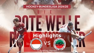 1 HockeyBundesliga Herren  RotWeiss Köln vs Crefelder HTC  Highlights amp Interview [upl. by Teagan300]