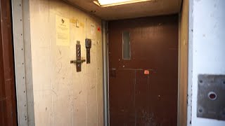 1970 Lifton inground hydraulic freight elevator  Roskildevej 398 Rødovre Denmark [upl. by Ryder]