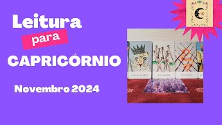 🌿CAPRICÓRNIO NOVEMBRO 2024  Tarot e Oráculo das Plantas 🔮🌾🌻🌿 [upl. by Droc]