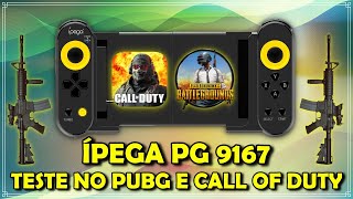 ÍPEGA PG 9167  Controle Bluetooth Modular Testando no PUBG e Call Of Duty Mobile Vídeo 02 🎮 [upl. by Evars]