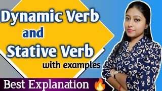 Dynamic Verb and Stative Verb  State Verb and Event Verb  Static Verb  Action Verb [upl. by Lonier391]