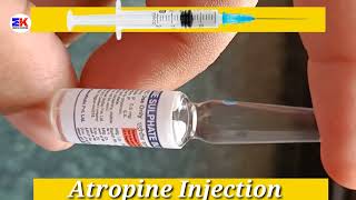 Atropine INJECTION  Atropine Injection Uses  Atropine Injections Uses Benefits Dosage Reviews [upl. by Nylhtac143]